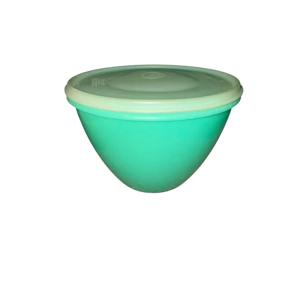Vintage Tupperware Jadeite Wonderlier‎ (2) & Crisp It Bowl 1 Lid Greens